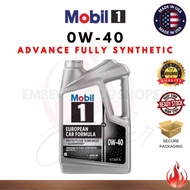 MOBIL 1 CAR FORMULA FS 0W-40 SP Advance Fully Synthetic Engine Oil (4.73L) EUROPEAN 🇺🇸