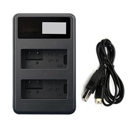 Dual Channel LP-E8 LPE8 LP E8 LCD Camera Charger for Canon EOS 550D 600D 650D 700D X4 X5 X6i X7i T2i