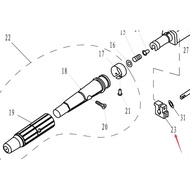 F4-01090003 Friction for Parsun HDX F2.6 F4 F5 F6A F8 F9.8 F9.9 F15 F25 F15A F20A F40 outboard motor