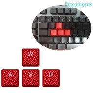 RR 4Pcs Low Profile Carbon Fiber Texture Nonslip Keycap for G915 G813 G815 G913 TKL Keyboard keycaps