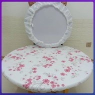 【 Instant delivery in stock 】 Plastic round table cover is waterproof, oil resistant, and scald resi