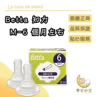Japan BETTA Replacement Nipple Intellectual Round Hole M 6 Months About 2 Piece Set Puting Susu Bayi