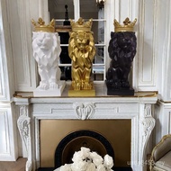 Direct Supply Faceted Home Decoration Living Room Luxury Entrance Cross-Border Lion Crown Nordic Lig