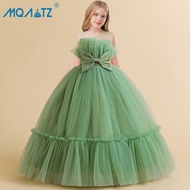 MQATZ Formal A-line Party Dress For Girls Children Costume Sleeveless Princess Dresses Girl Dress El