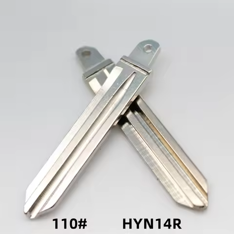 10Pcs 110# HYN14R Blank Remote Uncut Key Blade For Kia K3 K2 For Hyundai Elantra I10 HB20