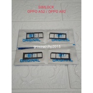 SIMLOCK / SIMTRAY OPPO A52 / OPPO A92