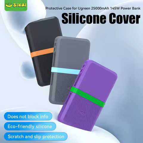 Dustproof Protective Cover Travel Silicone Case for Ugreen Laptop PowerBank Shockproof Cover for UGR
