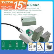 TILTA FUJIFILM NP-W126S 2 Channel Camera Battery Charger 1050mAh Portable Replaceable Battery Smart 