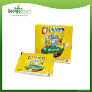CHAMPS D-WORMS 6 CHEWABLE CHOCOLATE 2S