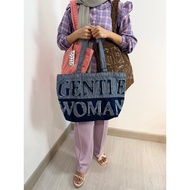 Women's shoulder bag gw bag canvas jeans tote