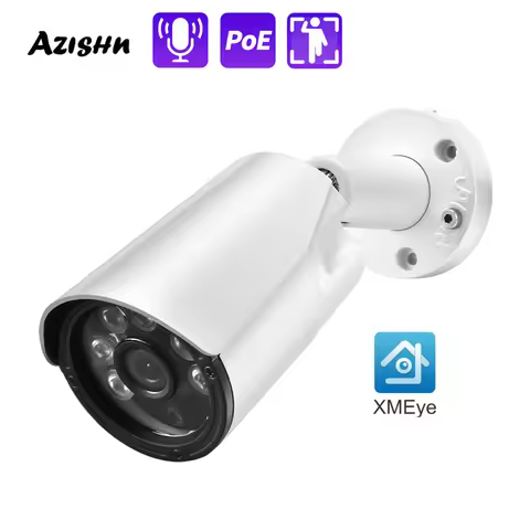 XMEYE IMX415 IMX335 IMX307 4K 8MP 6MP 3MP Wide Angle 2.8mm H.265 IP Camera P2P AI Face Detection IP6