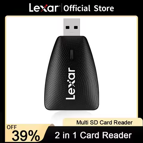 Lexar Card Reader USB 3.1 for SD Micro SD TF Memory Card Adapter for PC Laptop Accessories Smart Car