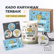 Best Employee Mug – Best Employee Award Premium Gift Box + Greeting Card