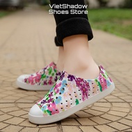 Giày nhựa trẻ em WNC Native mẫu mới 2022 in họa tiết hoạt hình thoáng khí chống trượt