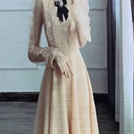 Beige lady's dress