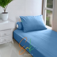 BEDDO Plain Bed Sheet Set size 200x200 180x200 160x200 140x200 120x200 100x200 90x200 Elastic corner