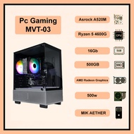 PC Gaming MVT-03 | AMD Ryzen 5 4600G | 16GB Ram | VGA AMD Radeon Graphics New BH 36T
