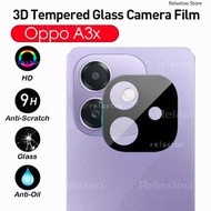 OPPO A3 A3X FRAME BLACK CAMERA 3D Tempered Glass Camera Anti-Scratch Camera