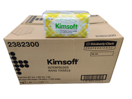 New Arrival กระดาษเช็ดมือแบบแผ่นหนา 1 ชั้น  Kimsoft Interfold Hand Towel 1 Ply 300’s x 24 Pack/ Carton By Kimberly-Clark Professional ขายยกลัง
