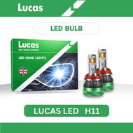 Lucas LED Head Lights 65W 12V 24V H11 Size