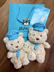現貨🇬🇧Jellycat x Harrods 限定機長熊 Bartholomew Bear Junior Pilot outfit 全套連紙袋貼紙 禮物