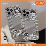 Electroplating Silver Sports Headband Male Phone Case Suitable for iphone15/14promax/13/12/11/XR/XS/