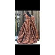 Brown Jacquard Carmen