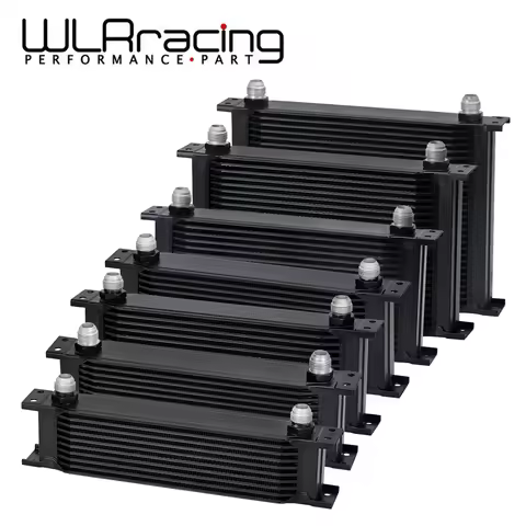AN10 Aluminum Radiator 7/10/13/16/19/25/30 Rows British Type Car Engine Oil Cooler Cooling Radiator