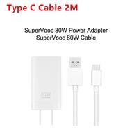 For OPPO 80W Supervooc Fast Charger Quick Power Adapter with Type C Cable for Find X5/Find X5 Pro K9