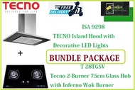 TECNO HOOD AND HOB BUNDLE PACKAGE FOR (ISA 9298 &amp; T 28TGSV) / FREE EXPRESS DELIVERY