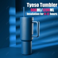 900ml/1200ml 304 Stainless Steel  Tyeso Tumbler Large Capacity Portable Cup Travel Mug Stainless Ste