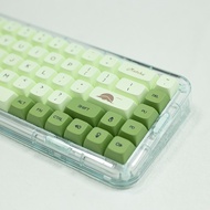 124-Key Mint Matcha Keycap xda Sublimation pbt Material Suitable for 108 104 98 87 84 68 etc.