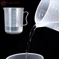 HARRIETT Measuring Cup Kitchen Tool Chemistry 250/500/1000/ml Transparent Reusable Plastic Measuring Cylinder