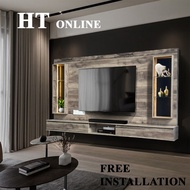 [HT ONLINE] 8ft TV Cabinet / Wall Mounted Tv Cabinet / Hall Cabinet / Kabinet TV Gantung / Almari TV