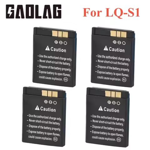 4pcs LQ-S1 LQS1 Smart Watch Battery 380mA 3.7V Lithium Rechargeable Battery For SmartWatch DZ09 W8 A