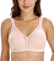 Women's Comfort Full Cup Bra (34E, Pink), pink, 34DDD