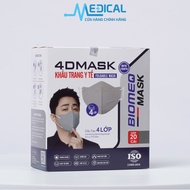 Biomeq MASK 4D MEDICAL MASK " Gray 4 Layers " genuine - MEDICAL
