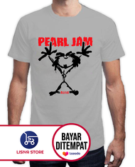 Kaos Pria PEARL JAM T-shirt Distro Baju Distro Pria Keren/ Baju Cowok Keren / Kaos Distro / Baju Kao