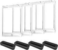KEMUZ Pack of 4 55Pt Card Stands for Graded Cards - Holder for Trading Cards in Slabs/Toploaders - F