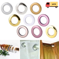 YANE Curtain Eyelet Ring, Mute Plastic Curtain Grommet,  Hanging Hanging Curtain Ring Bathroom