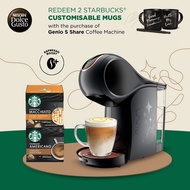 NESCAFE Dolce Gusto Genio S Share Automatic Coffee Machine With 2 Boxes Starbucks Capsules