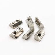 100/50/20pcs Half Round Elasticity Roll-in T Spring Nuts M3 M4 M5 M6 M8 For 2020 3030 4040 454 Alumi