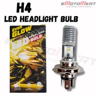 H4 LED BULB MENTOL LAMPU DEPAN HEADLIGHT MOTORCYCLE H4 BULB MENTOL LED MOTOSIKAL H4 CSP AC/DC BLACK 