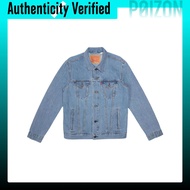 Levis Denim Jackets Mens Blue V Neck Moderate Straight Fit 72334-0131