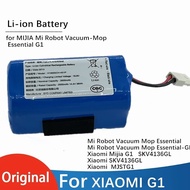 Original Replacement Battery H18650CH-4S1P For Xiaomi Mijia Mi Sweeping Mopping Robot Vacuum Cleaner G1 2600mAh