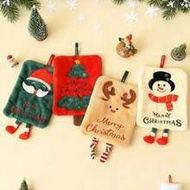 1PC Christmas Hand Towels Microfiber Towel Christmas Style Party Small Gift Distribution, Perfect Fo