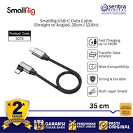 SmallRig 5075 USB-C Data Cable (Straight to Angled, 35cm 13.8in/)