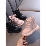 [Order arrives in 10-15 days] FUR-LINED LEATHER BOOTS FOR KIDS