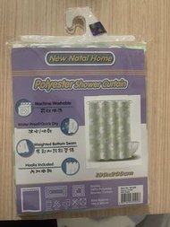 Brand new 全新New Natal Home 聚酯纖維浴簾