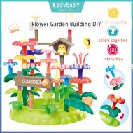 Design Your Flower Garden Building DIY Toys Gardening Pretend Play Set Educational Activity Preschoo